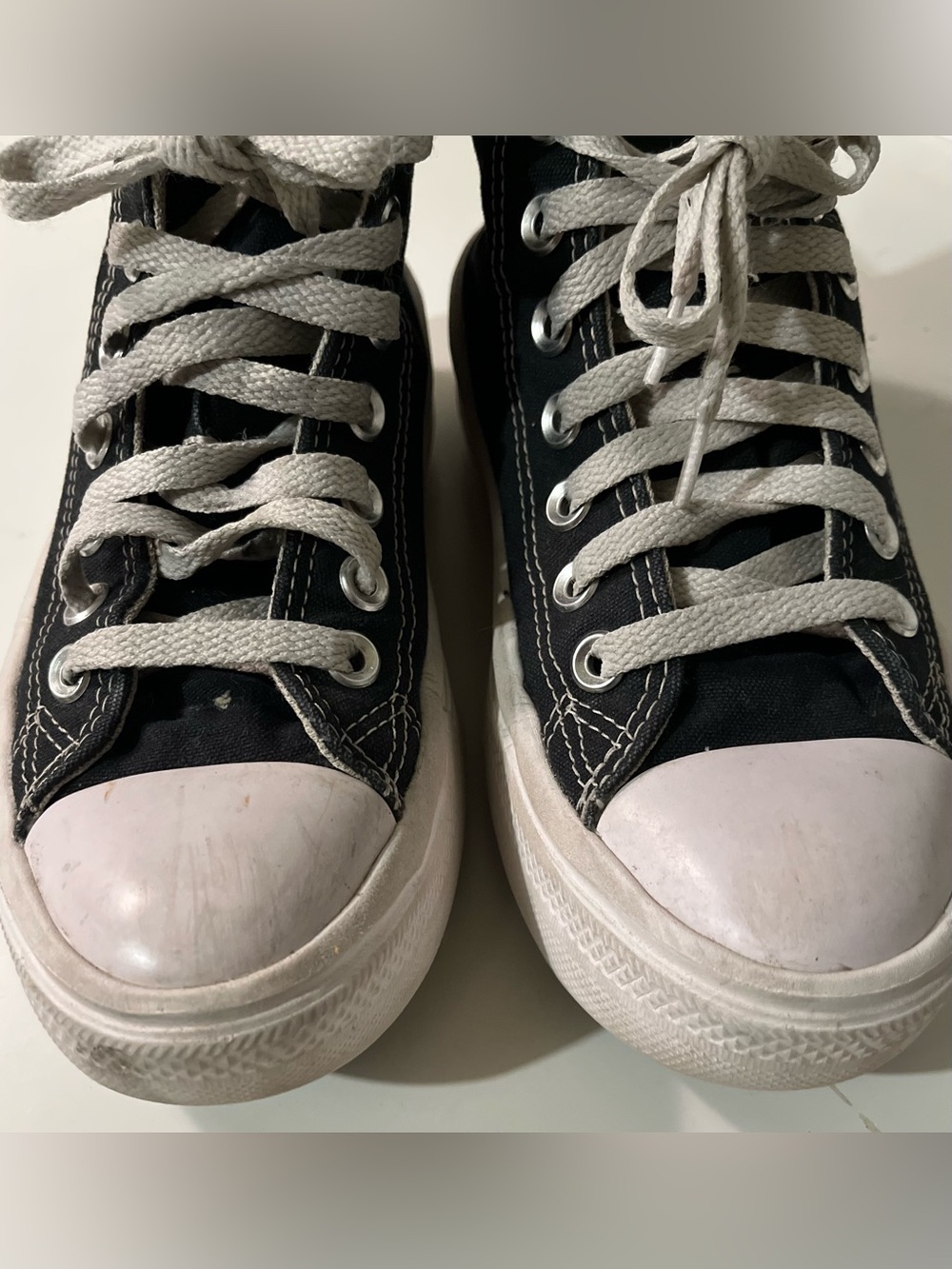 Converse Chuck Taylor All Star Move Shoes Sneakers Black/White 568497C - Picture 5 of 10